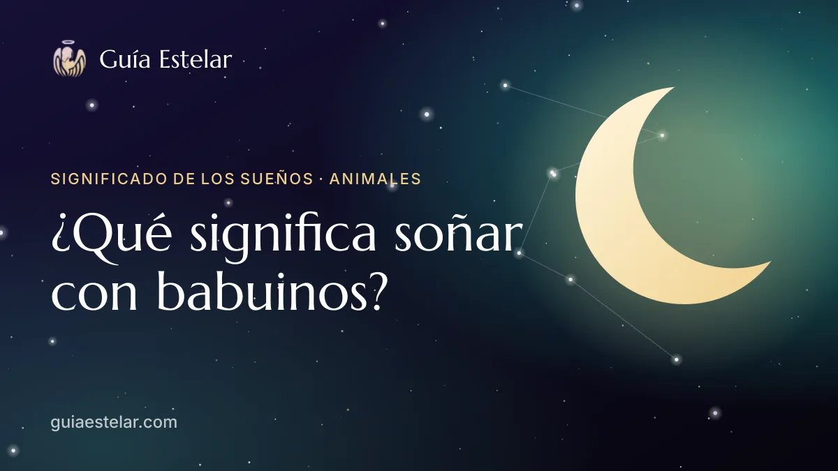 Portada de «¿Qué significa soñar con babuinos?»