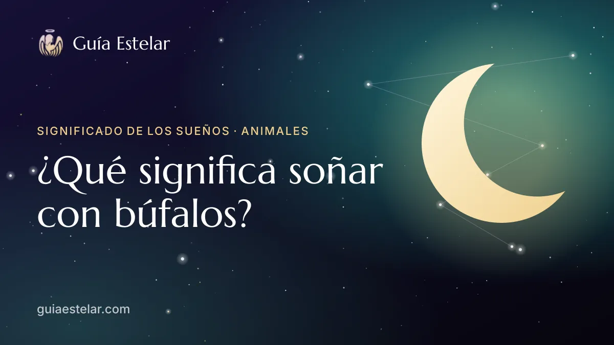 Portada de «¿Qué significa soñar con búfalos?»