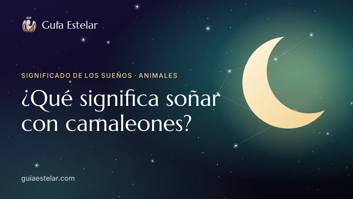 Portada de «¿Qué significa soñar con camaleones?»