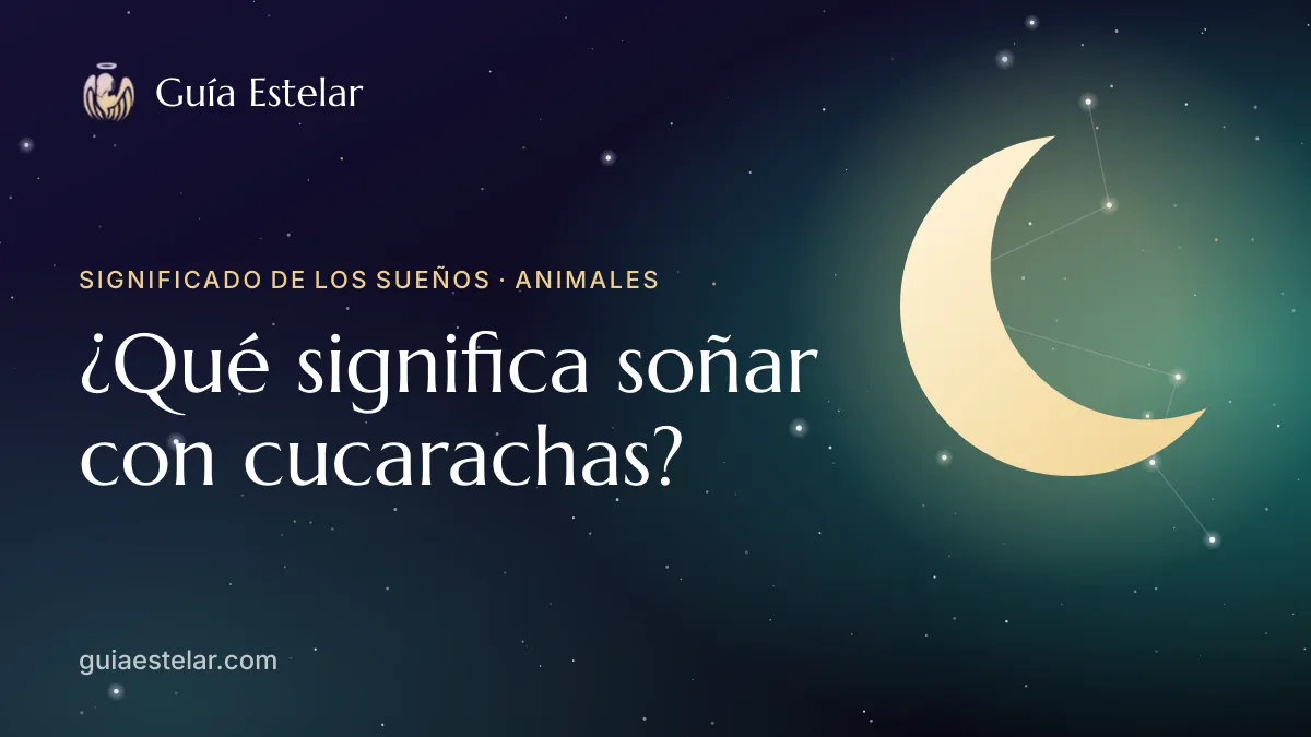 Portada de «¿Qué significa soñar con cucarachas?»