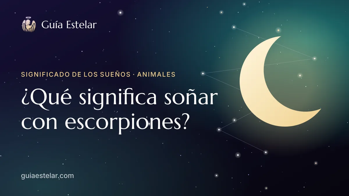 Portada de «¿Qué significa soñar con escorpiones?»