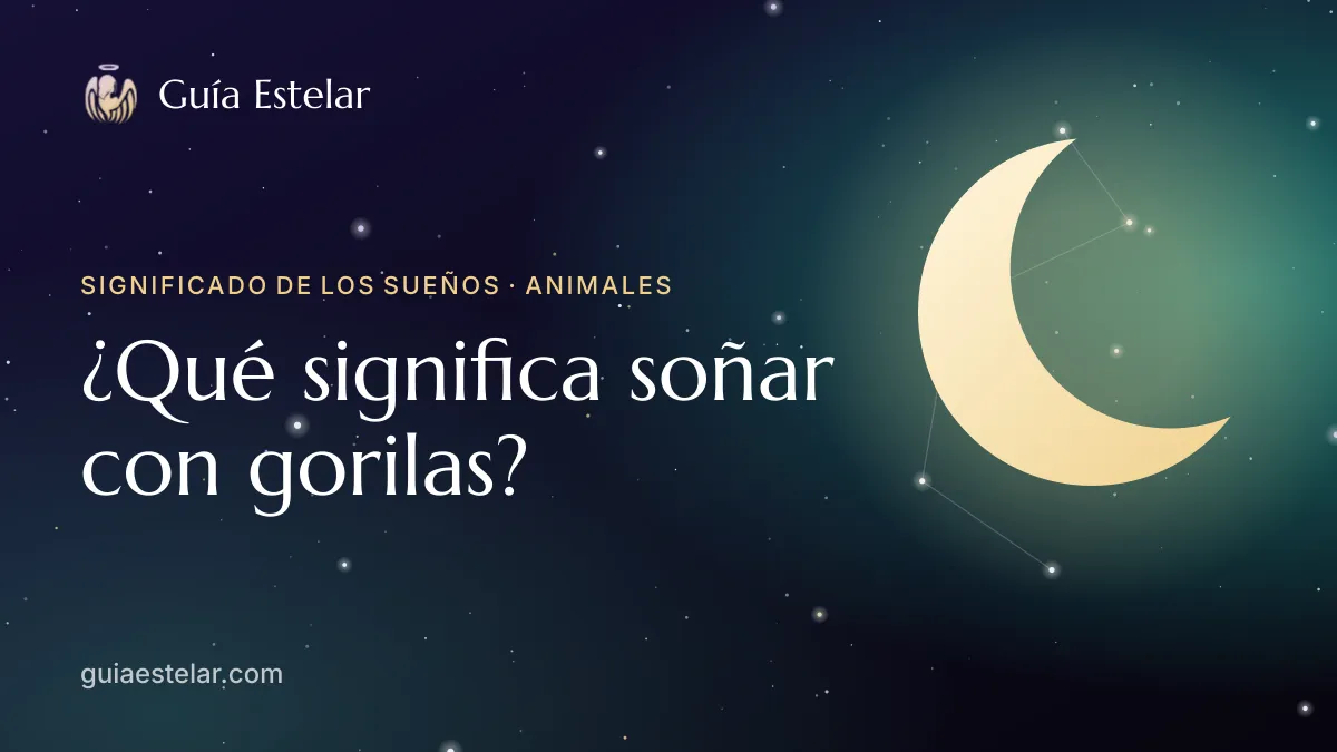Portada de «¿Qué significa soñar con gorilas?»