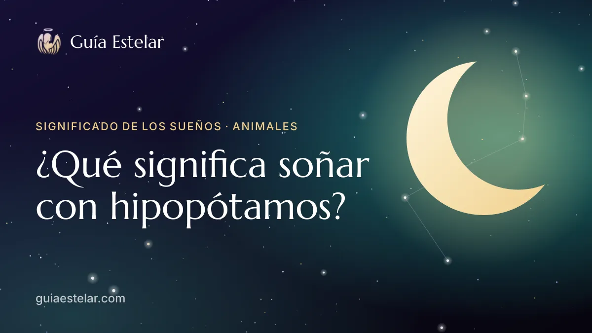 Portada de «¿Qué significa soñar con hipopótamos?»