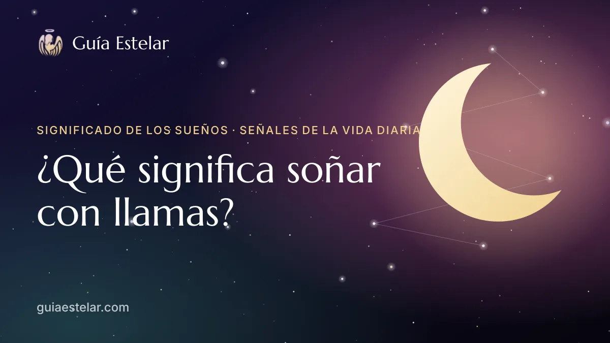 Portada de «¿Qué significa soñar con llamas?»