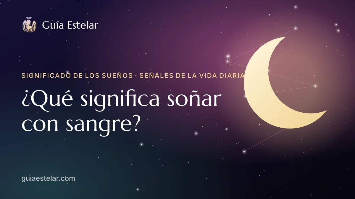 Portada de «¿Qué significa soñar con sangre?»
