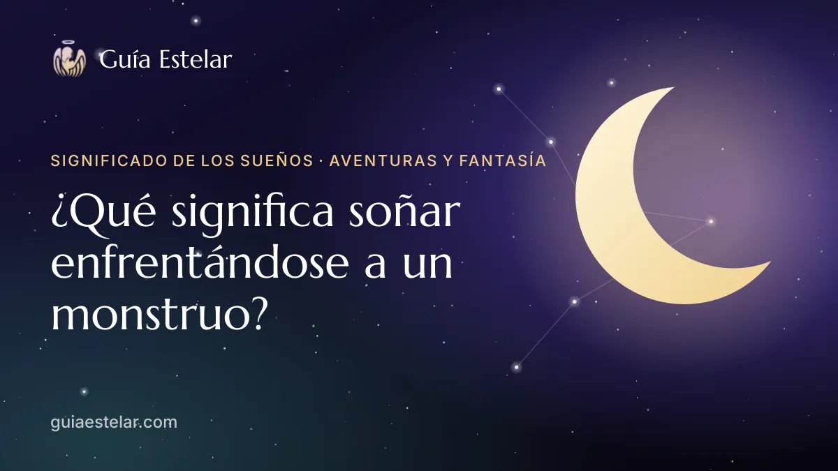 Portada de «¿Qué significa soñar enfrentándose a un monstruo?»