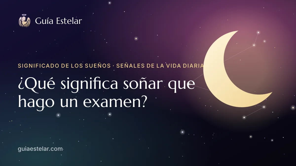 Portada de «¿Qué significa soñar que hago un examen?»