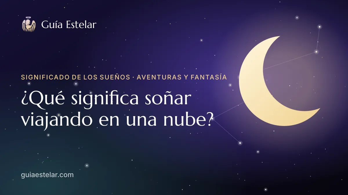 Portada de «¿Qué significa soñar viajando en una nube?»
